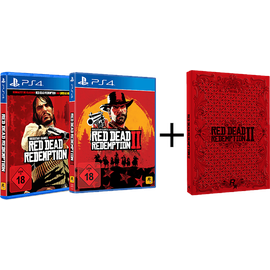 PS4 Red Dead Bundle 1+2 inklusive Steelbook - [PlayStation 4]