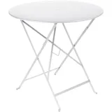 Fermob Bistro Balkontisch Ø77cm Stahl Weiß