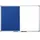 Bi-Office Kombitafel 120 x 90 cm Blau/Weiß
