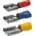 Klauke Flachsteckhülsen PVC-teilisoliert 1 5-2 5mm2 6 3x0 8mm 100 Stück