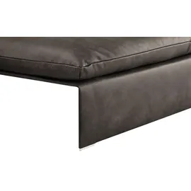 KOINOR Eckcouch Leder 3-Sitzer Braun