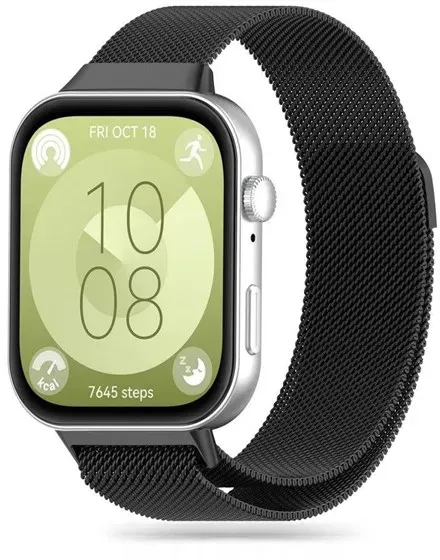 MilaneseBand Strap for Huawei Watch Fit 3 - Black