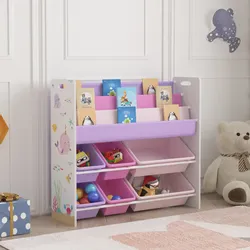 Kinderregal Rødøy 78x86x27 cm mit Ozean Motiv