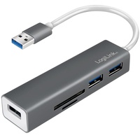 Logilink Dual-Slot-Cardreader, USB-A 3.0 [Stecker] (UA0306)