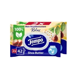 TENA Tempo Feuchtes Toilettenpapier Mein Verwöhnmoment Duo-Pack 1-lagig