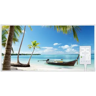 Heidenfeld Infrarotheizung HF-HP105 mit Bild 1000 W Strand3