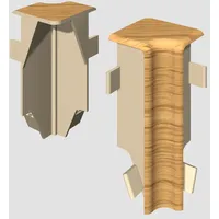 EGGER Innenecke Kubisch 6 cm Eiche Karamell 2 Stück