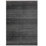 KADIMA DESIGN Teppich gestreift Anthrazit, 200 x 300 cm - BREDE Kadima Design