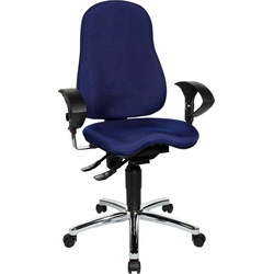 Bürostuhl TOPSTAR "Sitness 10", blau, Sitzfläche: 100% Polypropylen, Stühle