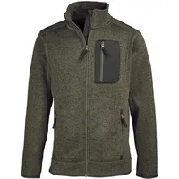 OS-Trachten Strickfleecejacke, anthrazit, M