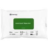 Diversey Oxivir Excel Wipe Acti Desinfektionstücher mit breitem Wirkungsspektrum | Packung 100 Tücher)