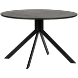 Livetastic Esstisch Bruno, Schwarz, Holzwerkstoff, rund, 120x75x120 cm, Variantenauswahl, Esszimmer, Tische, Esstische, Esstische rund