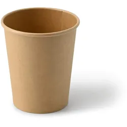 BIOZOYG 1000 Stück Einwegbecher 200ml / 8oz Pappbecher, Kaffeebecher, ungebleicht, ökologisch, kompostierbar, umweltschonend für Coffee to Go