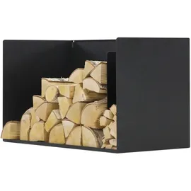 Magnus Kaminholzregal R126 Holz, Stahl 70 x 35 x 40 cm Schwarz