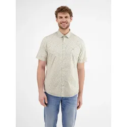 Halbarmhemd, sommerlich gemustert - White - L