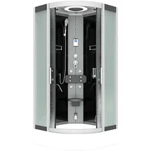 AcquaVapore Dampfdusche Duschkabine Sauna Dusche D58-53M2-EC 90x90 cm mit 2K Scheiben Versiegelung