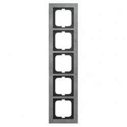 Busch-Axcent Pur Abdeckrahmen 5-fach, betongrau