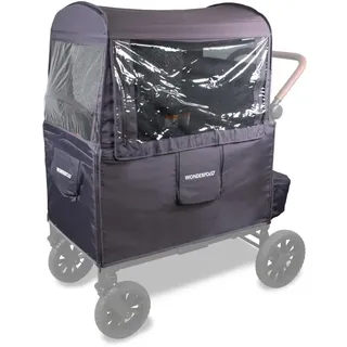 Wonderfold Wetterabdeckung für W4 Elite Premium Kinderwagen Buggy 3 in 1 UV-Schutz und Zubehör - Reise Buggy, Vielseitig & Wetterbeständig