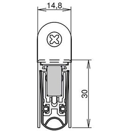 ATHMER Schall-Ex L-15/30 WS, Silikon 1085.00mm