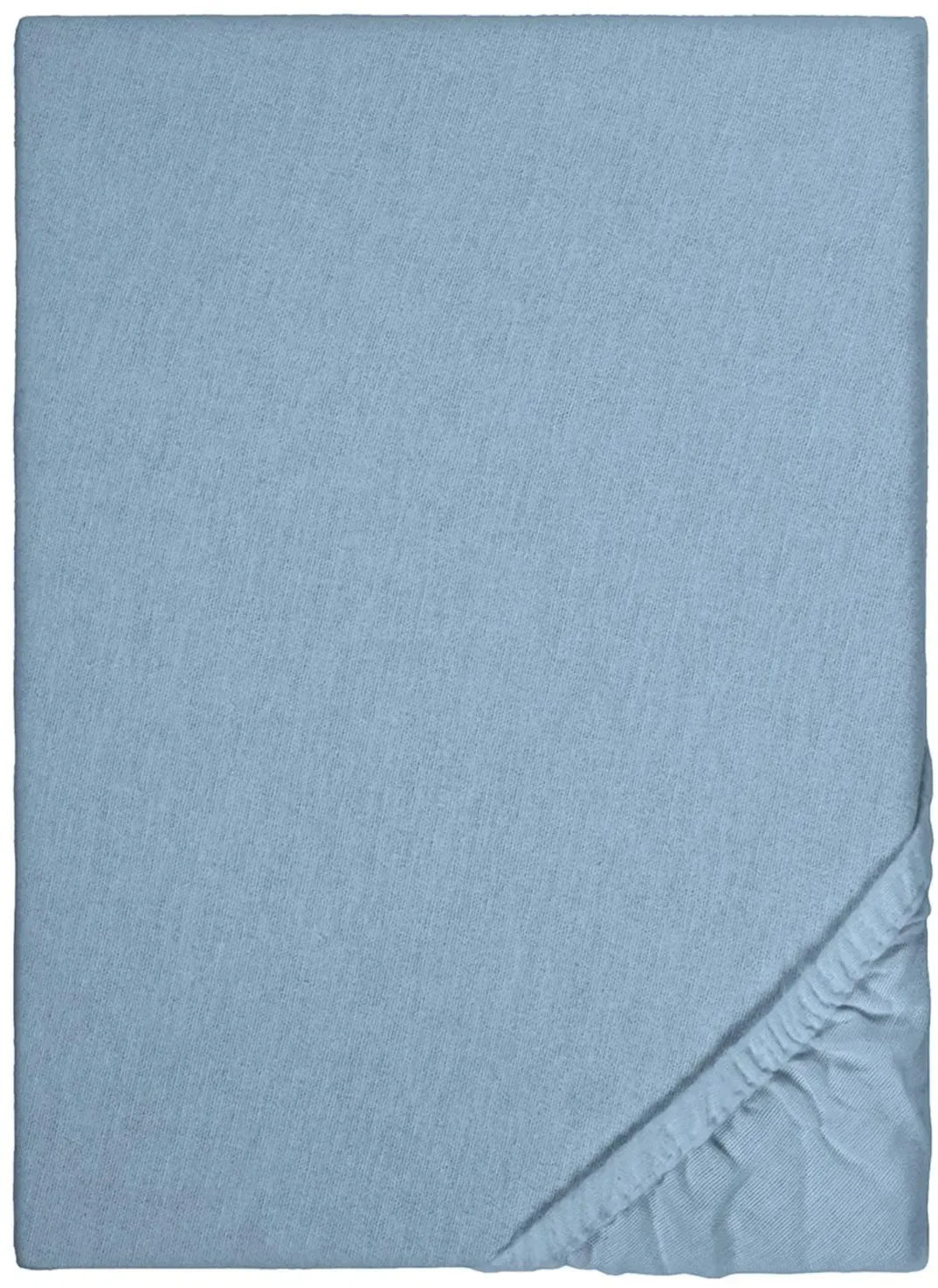 Spannbettlaken Winterflausch blau 140 x 190 - 160 x 200 cm