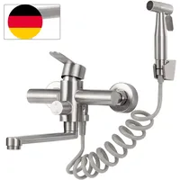 Wasserhahn Küche Wandmontage, Wandarmatur Küche Mit Spritzpistole, 360° Drehbare