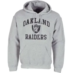 Pullover Hoodie Sweat Oakland Raiders in Grau M