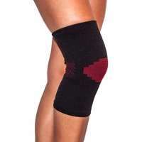 Knie-Bandage Schwarz-Rot