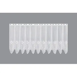 Gerster collection Kurzgardine Fiona 150 x 52 cm Polyester Weiß