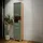 Forte VERIS Badschrank 40, hoher Badezimmerschrank mit 2 Türen, 1 Schublade und 1 offenem Fach, Holzwerkstoff, Salbei mit Artisan Eiche Holzdekor, 40,2 cm breit x 186,8 cm hoch x 34,8 cm tief