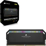 Corsair Dominator Platinum RGB 32GB (2x16GB) 5600MHz CL36 Intel XMP iCUE Kompatibel Computer Speicher - Schwarz