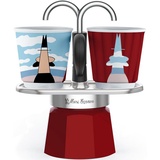 Bialetti Mini Express Magritte rot