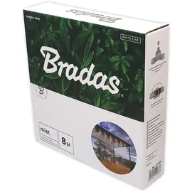 Bradas Flächenregner Sprühnebel Set 8 m grau