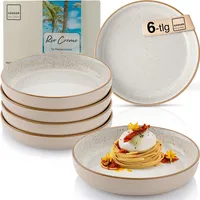 sänger Pastaschalen Set Rio Creme, Teller, Mehrfarbig, Weiss