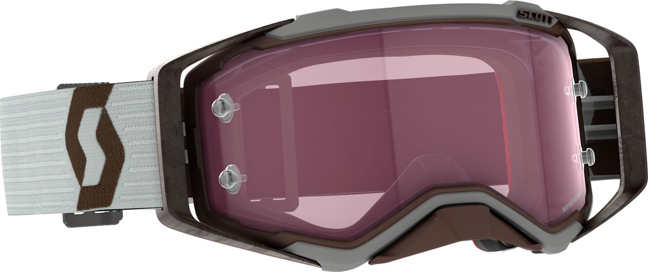 Scott Prospect Amplifier 7430352, lunettes de protection - Gris/Marron Fuchsia-Teinté - Taille unique