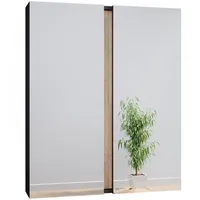 Vicco Badspiegelschrank Gloria, 70.4 x 84 cm mit 2