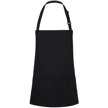 KARLOWSKY Kochschürze, Kurze Latzschürze Basic mit Schnalle und Tasche (One Size)