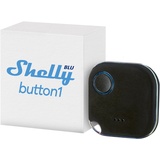 Shelly BLU Button1 Aktions- und Szenenaktivierungsknopf Schwarz | Hausautomation | iOS Android App | Lange Batterielebensdauer | LED-Anzeige | Große Reichweite