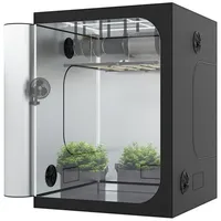 THE HOOKAH Gewächshaus Deluxe Growbox Growzelt Grow Box D600 Growschrank Zuchtschrank Zelt