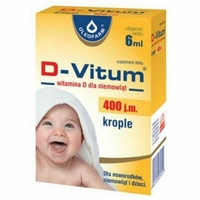 D-VITUM 400 j.m., VITAMIN D für Babys, Tropfen, 6 ml  IMMUNSYSTEM KNOCHEN