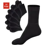 GO IN Tennissocken 12er Pack Schwarz 47-50