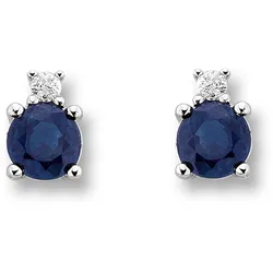 Paar Ohrhänger VIVANCE, silber, Ohrringe, Damen, Damen, 0.02 ct mit Diamant, Diamanten, Damen Gold Schmuck