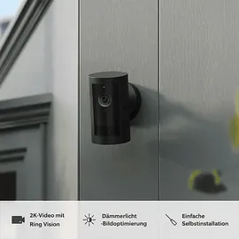 Ring Outdoor Camera Plus Akku Schwarz
