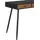 [en.casa] Schreibtisch Tumba 115x48x75cm Schwarz/Dunkler Holzton
