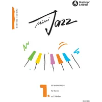 Deutscher Vlg f. Musik Mini-Jazz, für Klavier Bd.1