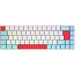 Cherry MX-LP 2.1 Compact Wireless weiß/hellblau/rot