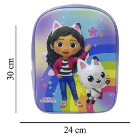 gabby's dollhouse Gabbys Dollhouse Kinder Rucksack 24x30cm Vorschulrucksack