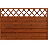 Andrewex Sichtschutzzaun Element Country 120 x 180 cm teak