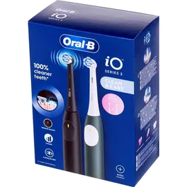 Oral-B iO Series 2 Night Black + 2. Handstück Forest Green