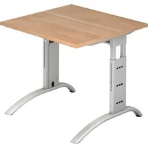 Hammerbacher Schreibtisch 80x80cm Nussbaum