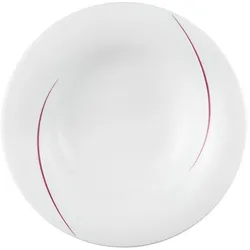 Esmeyer 2 x Seltmann Pastateller tief 27 cm, Form: Laguna,  Dekor: 34622 bordeaux Flanken